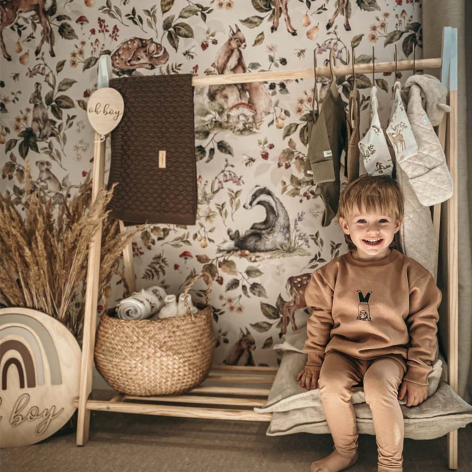 Niedliche Wald tapete, leichte – Baby Nursery Wall Lights Bewertung und Preis