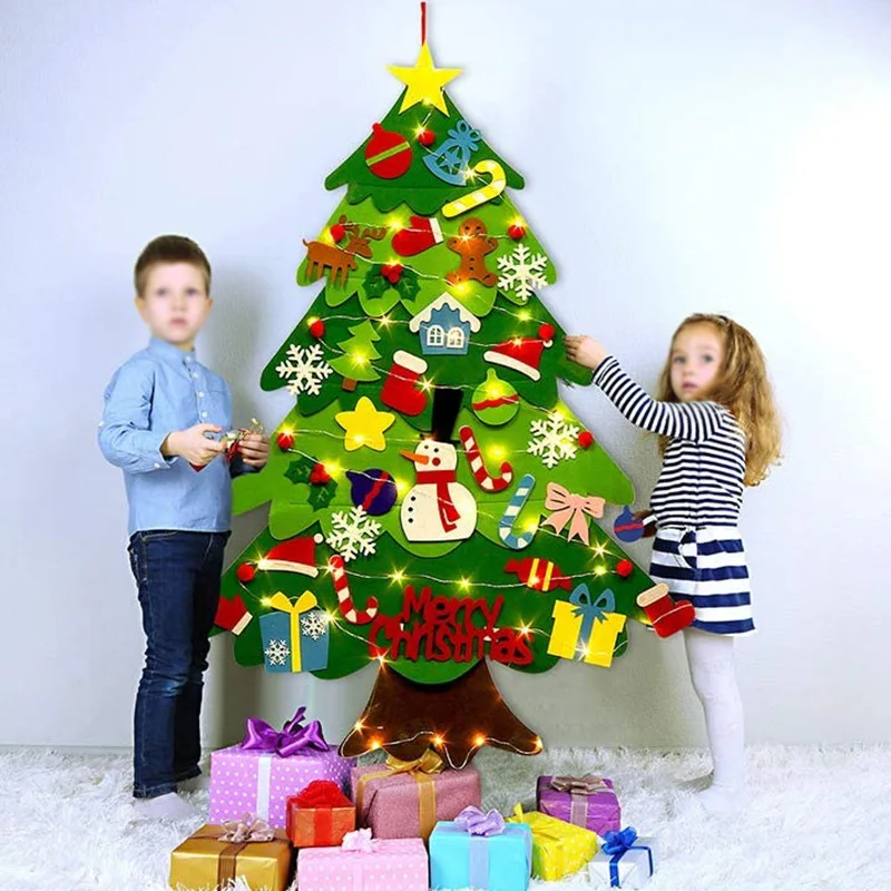 DIY Filz Weihnachtsbaum für Kl – Baby Nursery Wall Lights Bewertung und Preis
